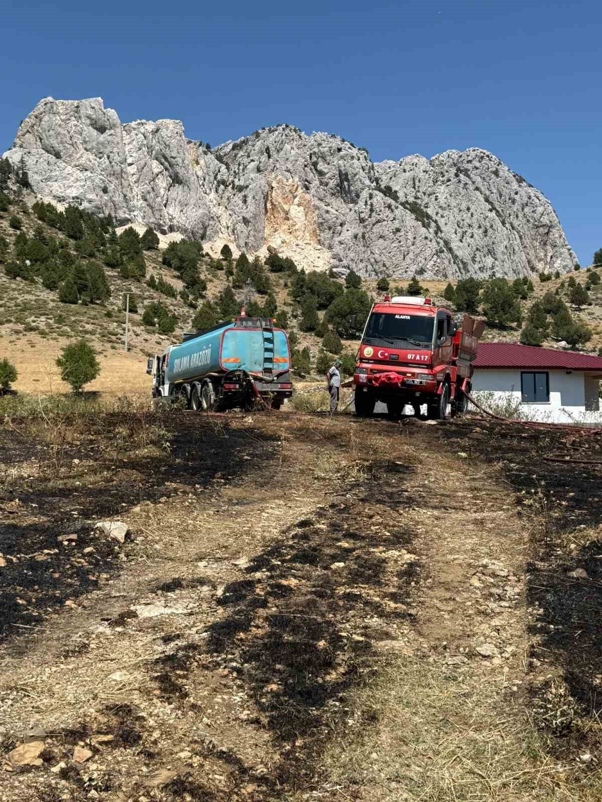 Alanya\'da Yangın Kontrol Altında
