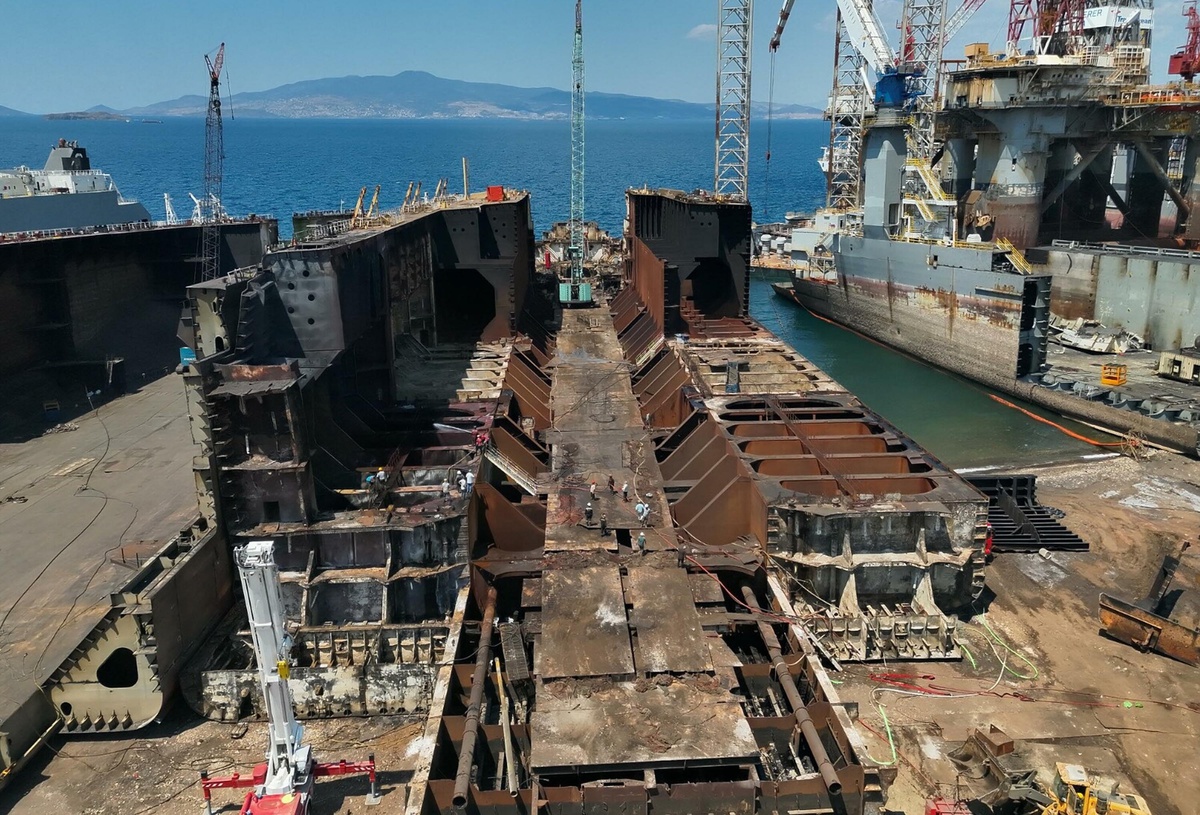 Aliağa Gemide Yangın Kontrol Altında