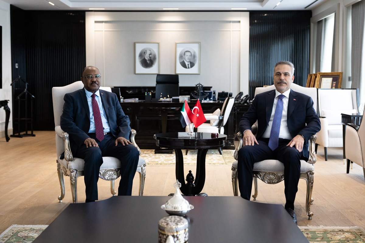 Fidan ve Sudanlı Mevkidaşı Görüştü