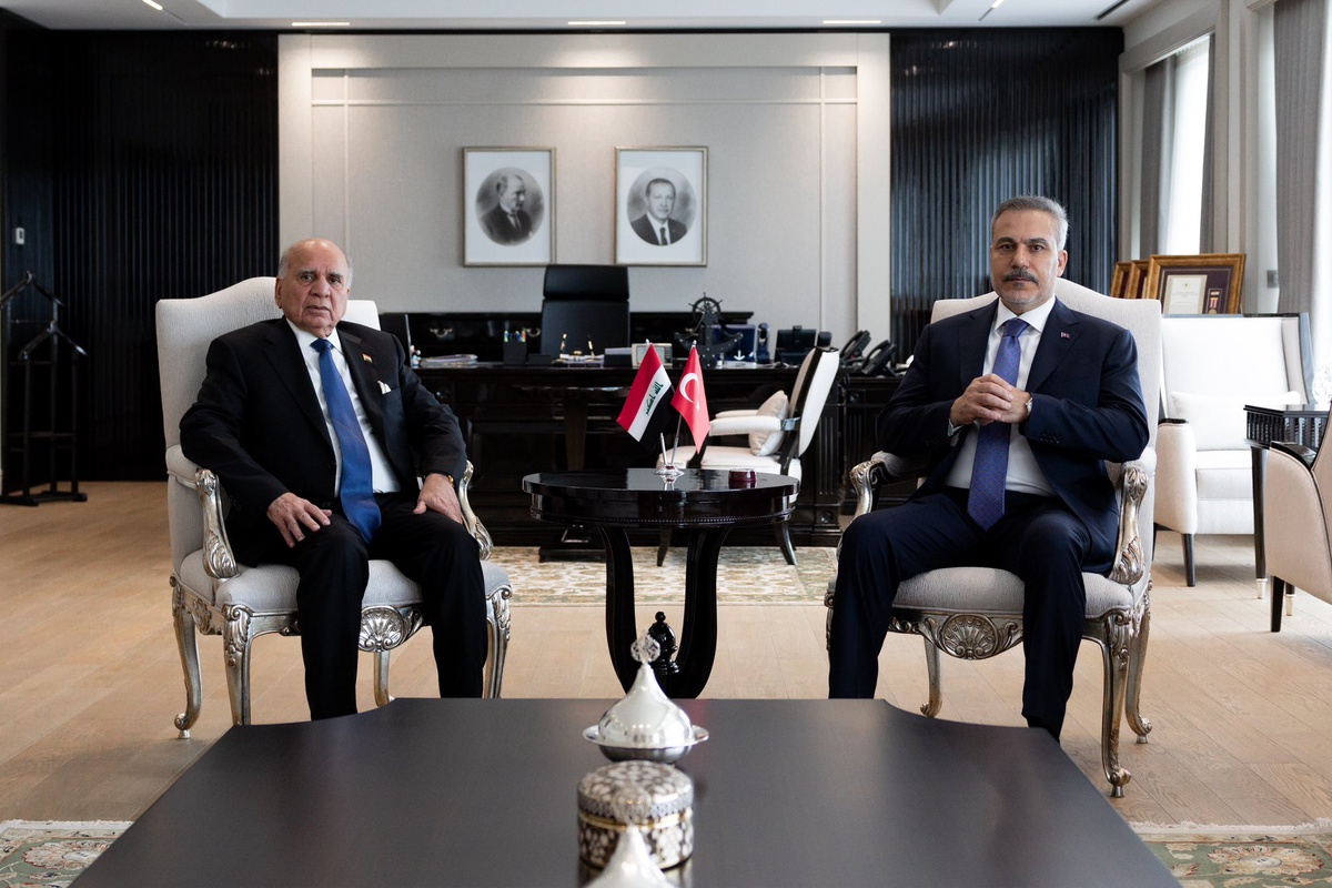 Hakan Fidan ve Fuad Hüseyin Ankara\'da Görüştü