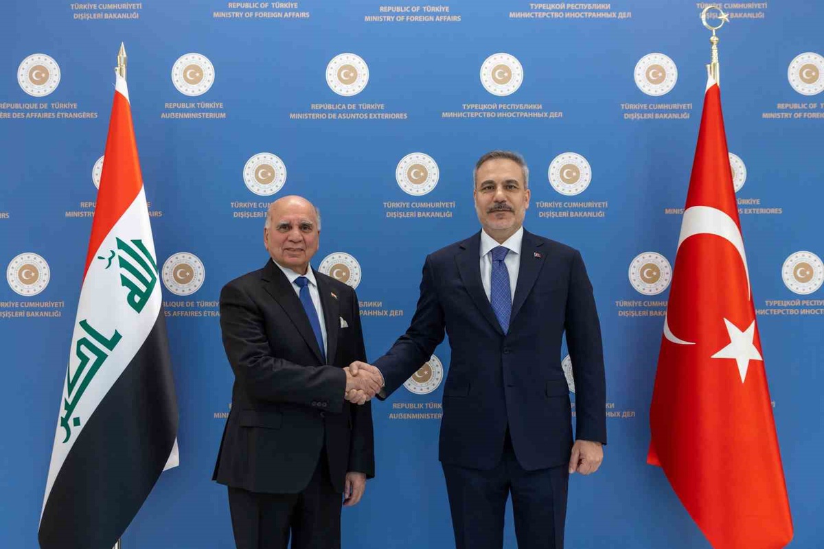 Hakan Fidan ve Fuad Hüseyin Ankara\'da Buluştu