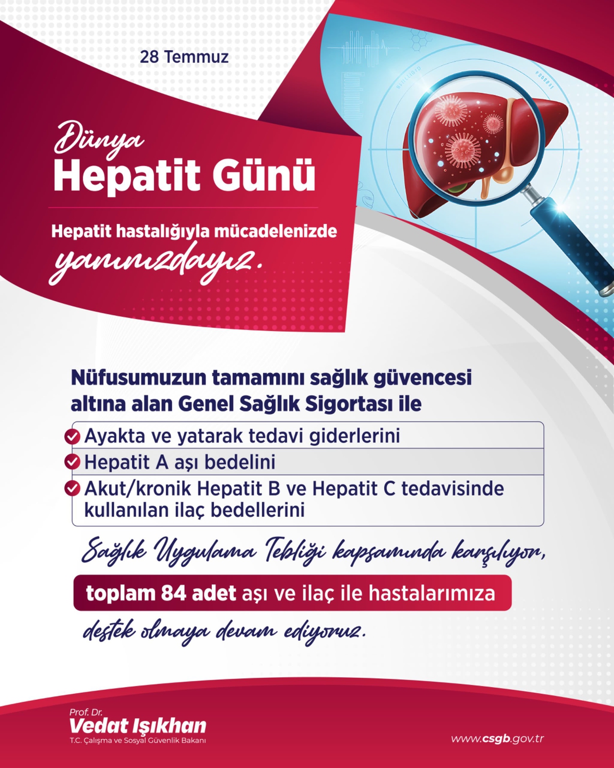 Hepatit Mücadelesinde Destek