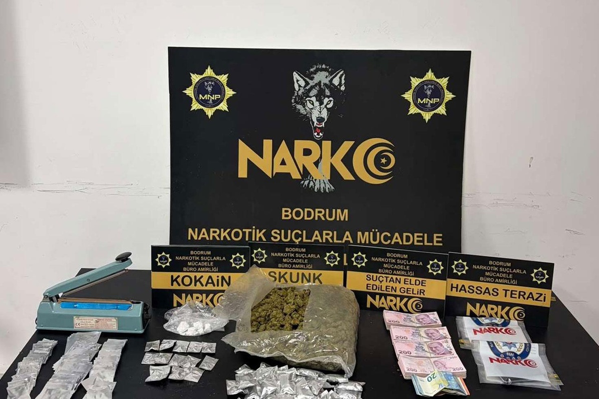 Bodrum’da uyuşturucu operasyonu: 3 şüpheli gözaltına alındı