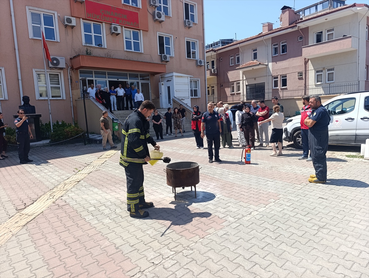 Çınarcık\'ta Yangın Farkındalık Semineri