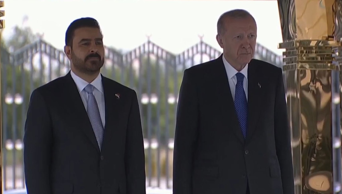Erdoğan, Irak Başbakanı Zeydi\'yi resmi törenle karşıladı
