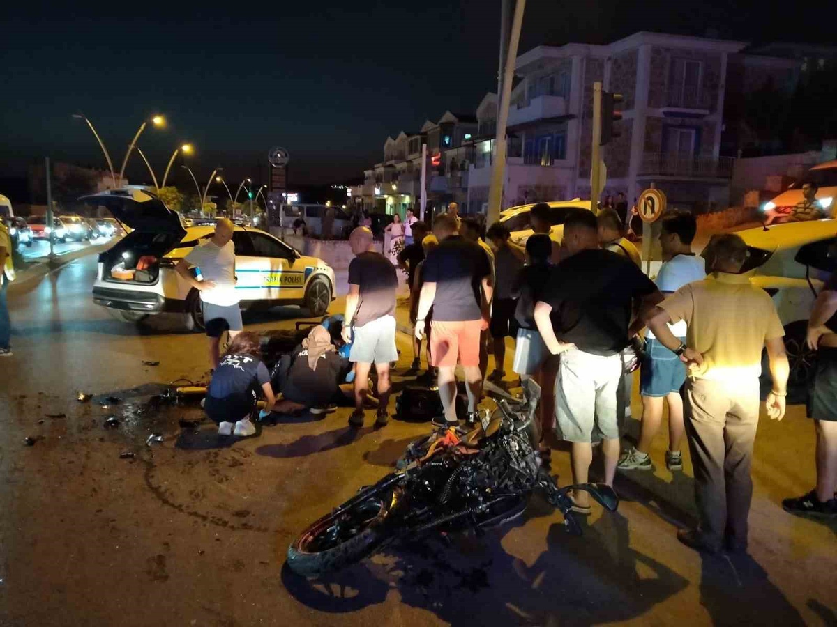Datça\'da Motosiklet Kazası: Bir Yaralı