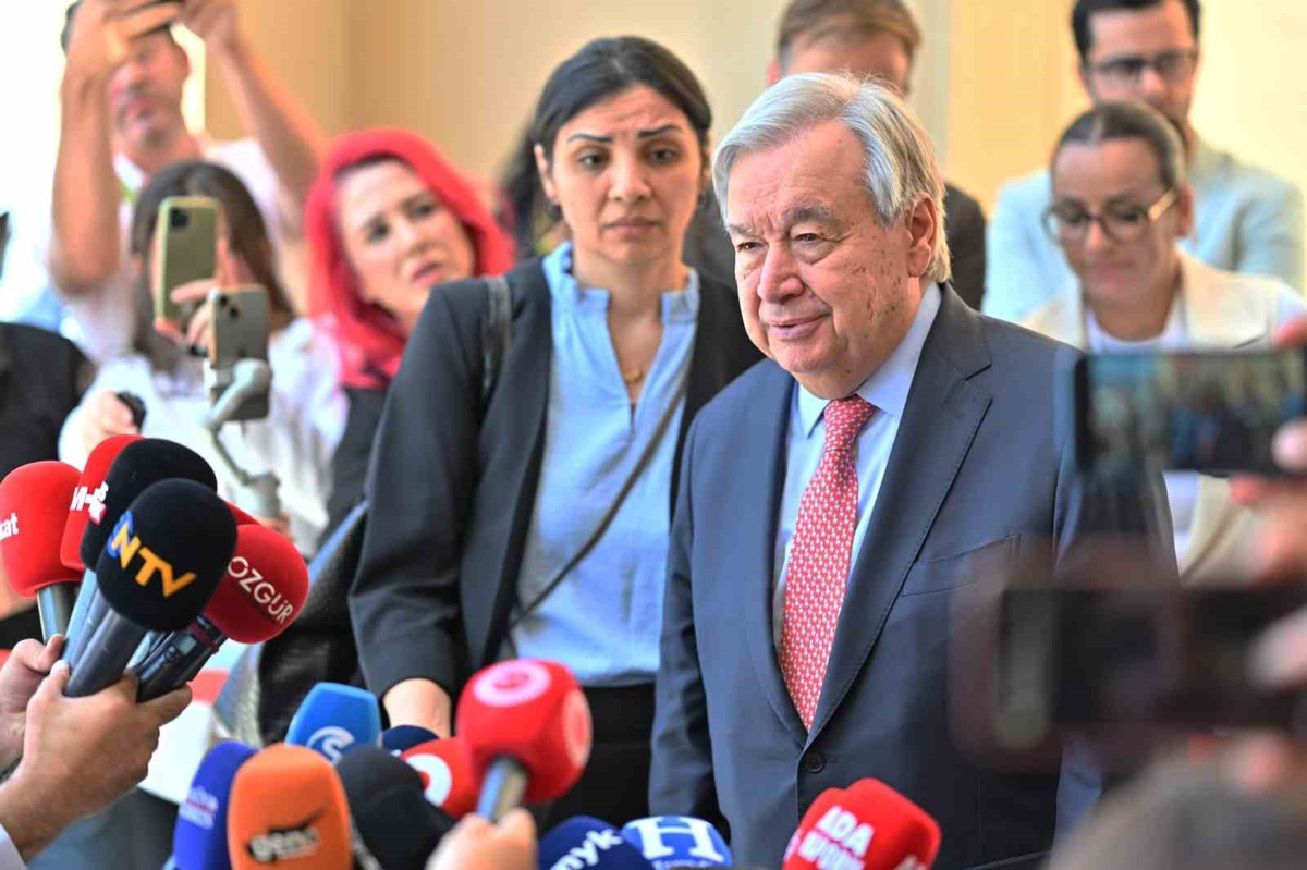 Guterres KKTC\'de Yapıcı Görüşmeler Yaptı