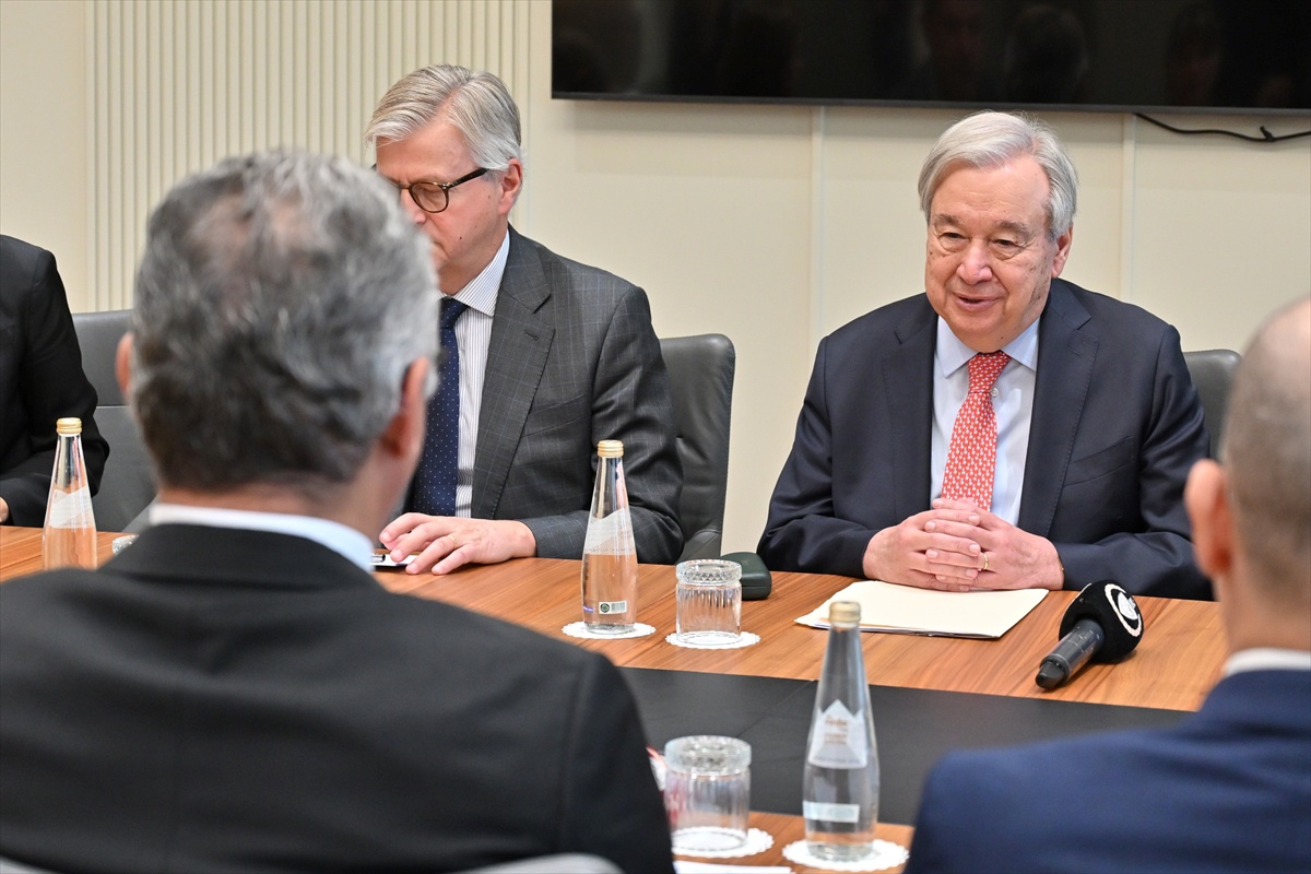 Guterres KKTC Cumhurbaşkanı Erhürman ile Görüştü