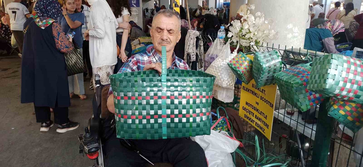 Madende geçirdiği iş kazası nedeniyle engelli kalan vatandaşın azmi örnek oldu
