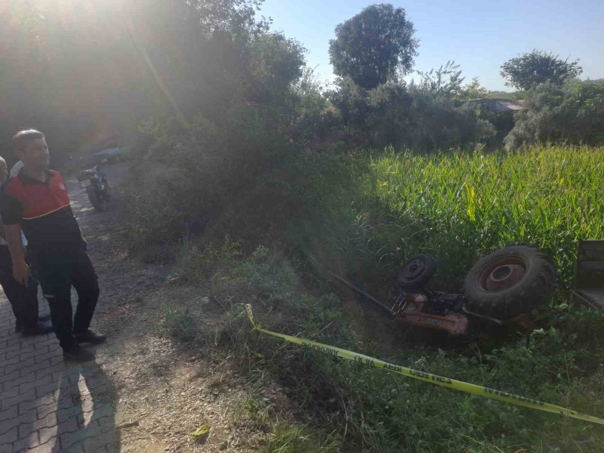 Osmaniye’de traktör devrildi, 2 kişi yaralandı
