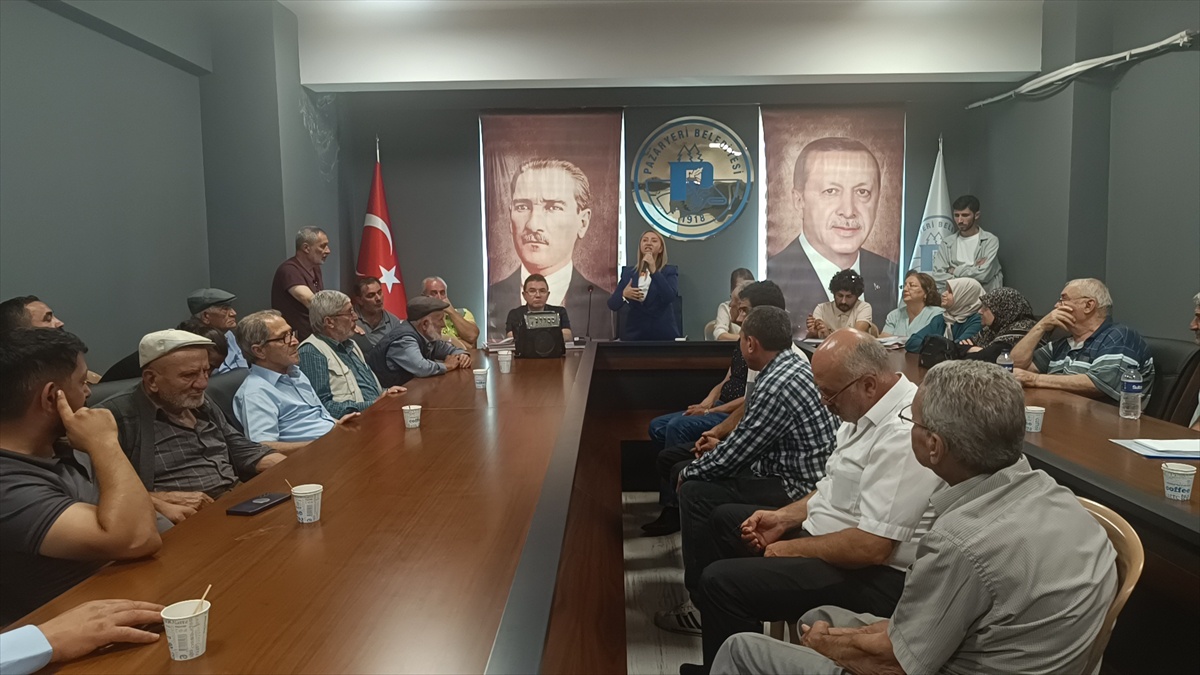 Pazaryeri\'nde Yol Projesi Toplantısı