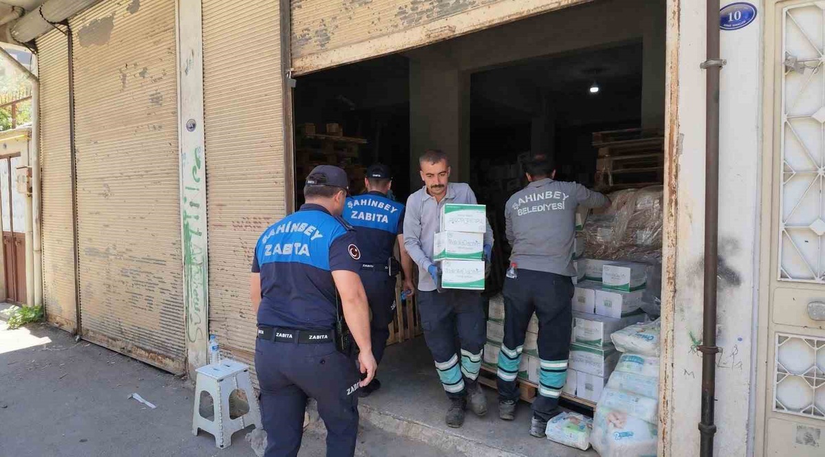 Şahinbey Belediyesi’nden sahte etiket operasyonu