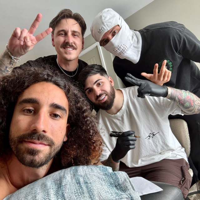 Sakın eşi görmesin! Cucurella'nın koluna dövmesini yaptırdığı isim bomba