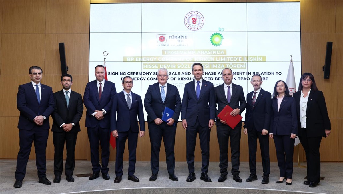 TPAO, BP\'nin Kerkük merkezli şirketinin yüzde 15 hissesini aldı