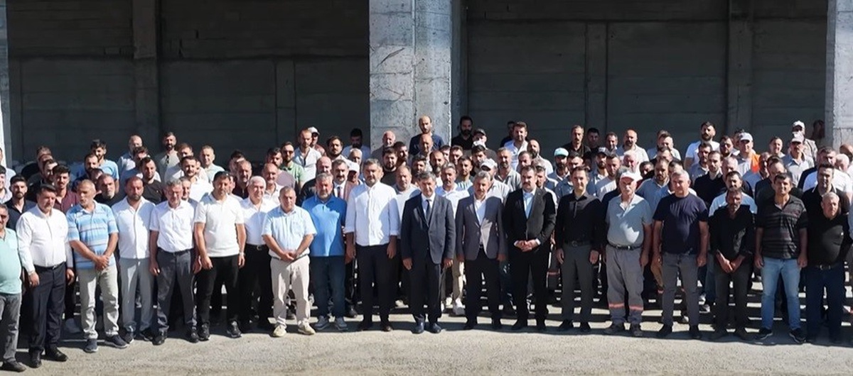 Aksun, Fen İşleri çalışanlarıyla bir araya geldi