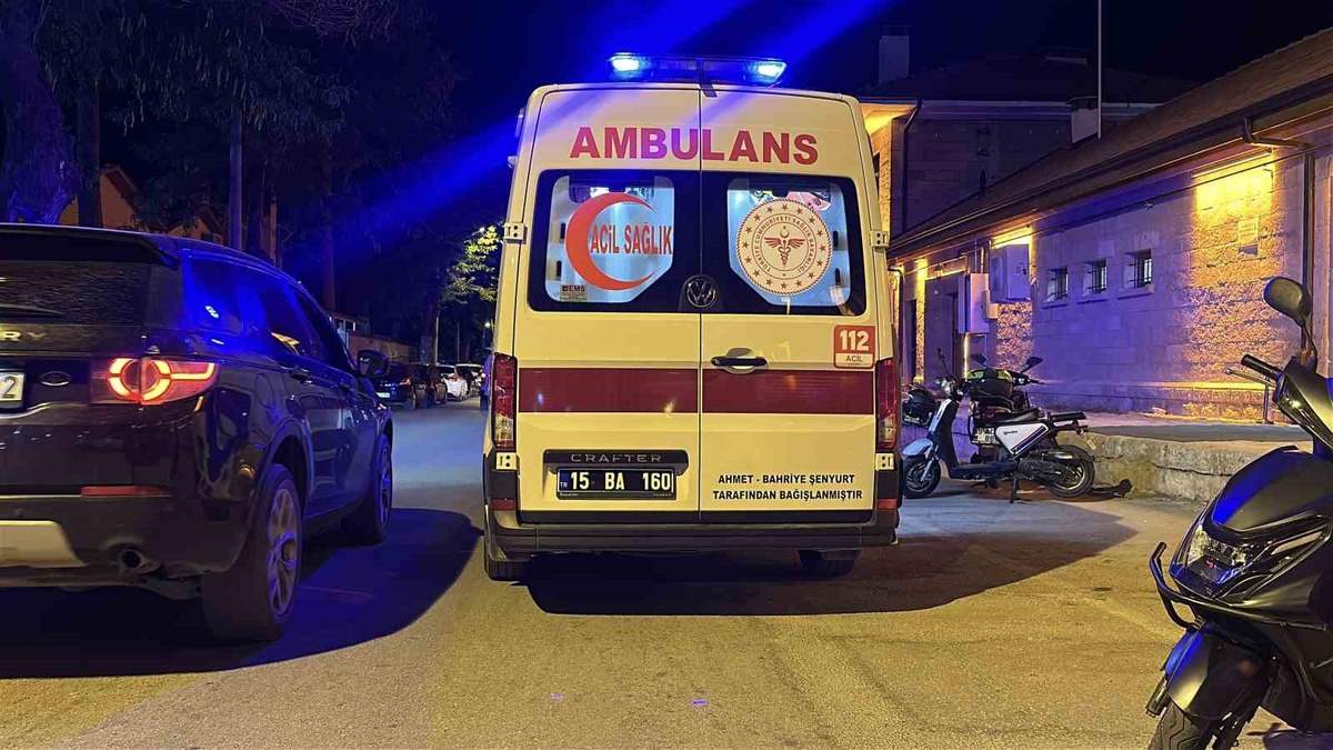 Alkollü Motosiklet Sürücüsü Kaza Yaptı