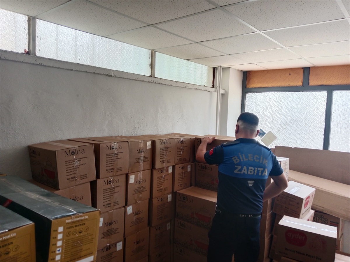 Bilecik\'te 768 Kg Tarihi Geçmiş Çay Ele Geçirildi