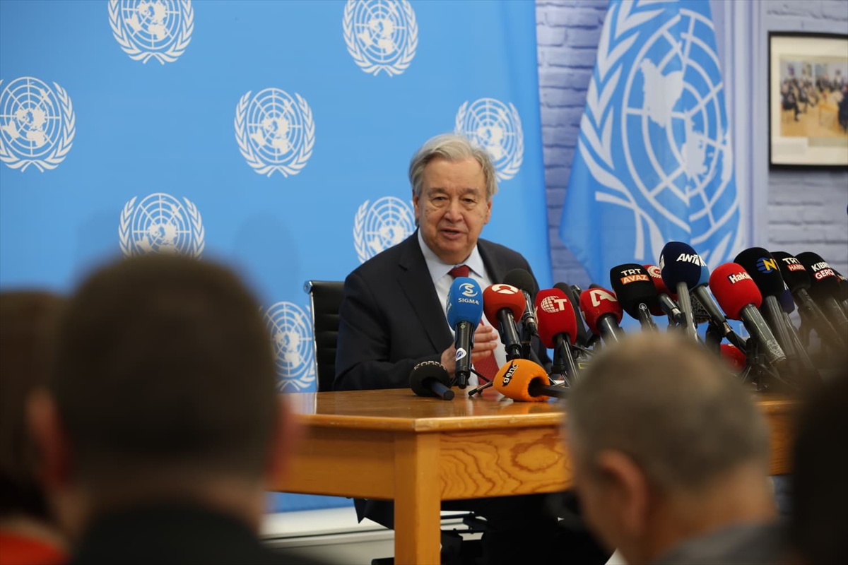 Guterres: Kıbrıs için Barış Umudu