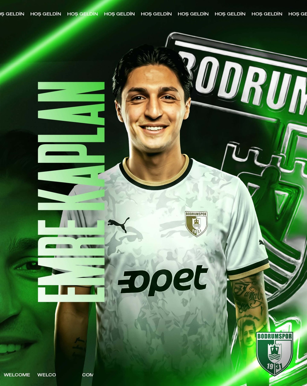 Bodrum FK, Emre Kaplan\'ı Kadrosuna Kattı