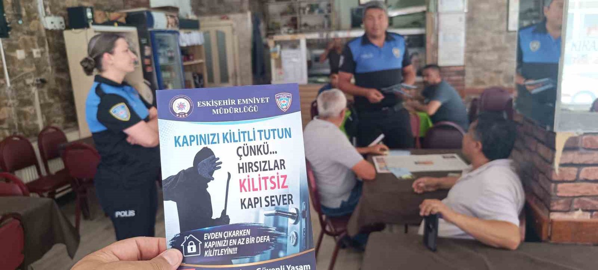 Eskişehir\'de Hırsızlık ve Dolandırıcılık İçin Bilgilendirme
