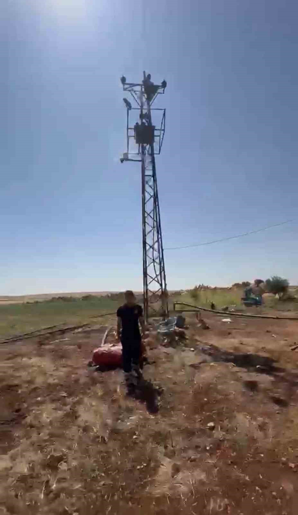 Siverek\'te Kaçak Trafo Eylemi