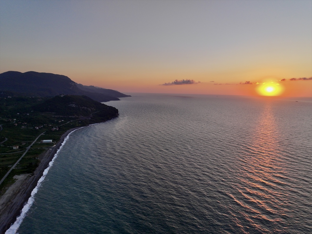 Cide\'de Eşsiz Gün Batımı