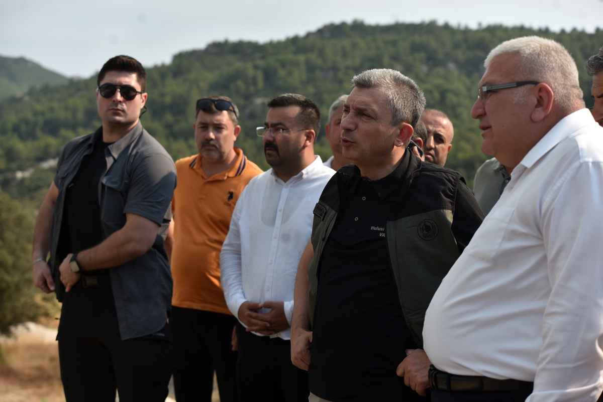 Kumluca\'da Orman Yangınları Devam Ediyor