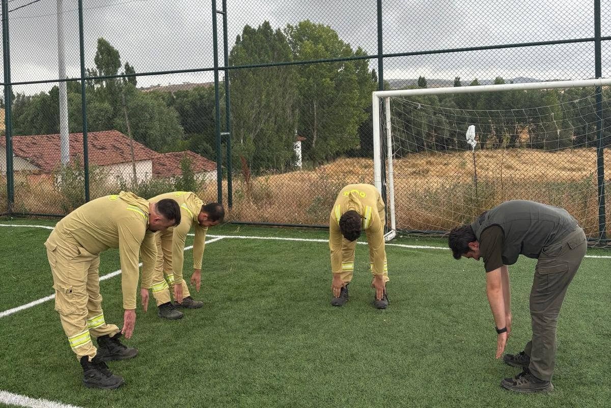 Yangın Ekiplerine Fiziksel Eğitim
