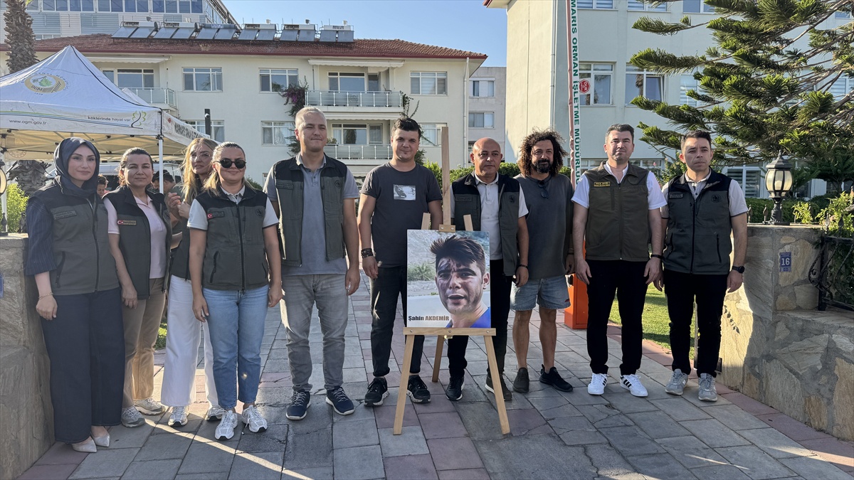 Marmaris\'te orman şehitleri Görkem Hasdemir ve Şahin Akdemir anıldı