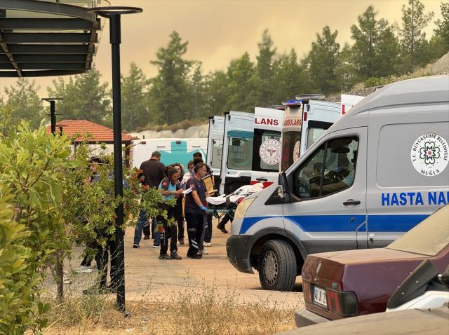 Muğla'da orman yangını! Devlet hastanesi boşaltılıyor, iki ili birbirine bağlayan yol kapatıldı