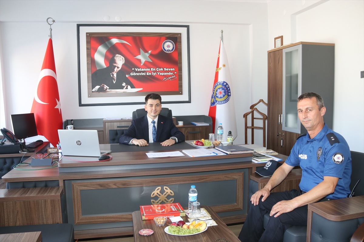 Kaymakam Bayram, Emniyet Müdürlüğünü Ziyaret Etti
