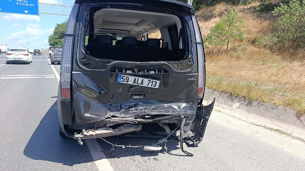 Çerkezköy\'de Zincirleme Trafik Kazası