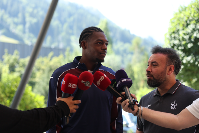 Trabzonspor'un yeni golcüsü resmi olarak açıklanmadan kampa katıldı