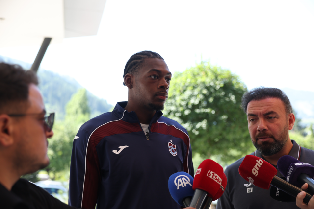 Trabzonspor'un yeni golcüsü resmi olarak açıklanmadan kampa katıldı