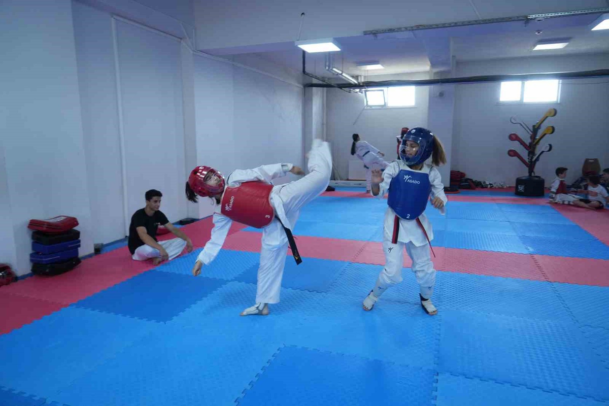 Muş\'ta Yaz Spor Okulları\'nda Tekvando Kursuna Yoğun İlgi
