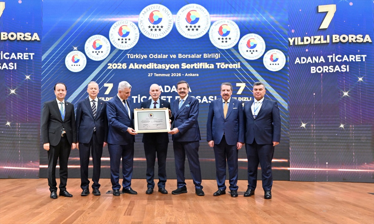 Adana Ticaret Borsası 7 Yıldızlı Akreditasyon Aldı