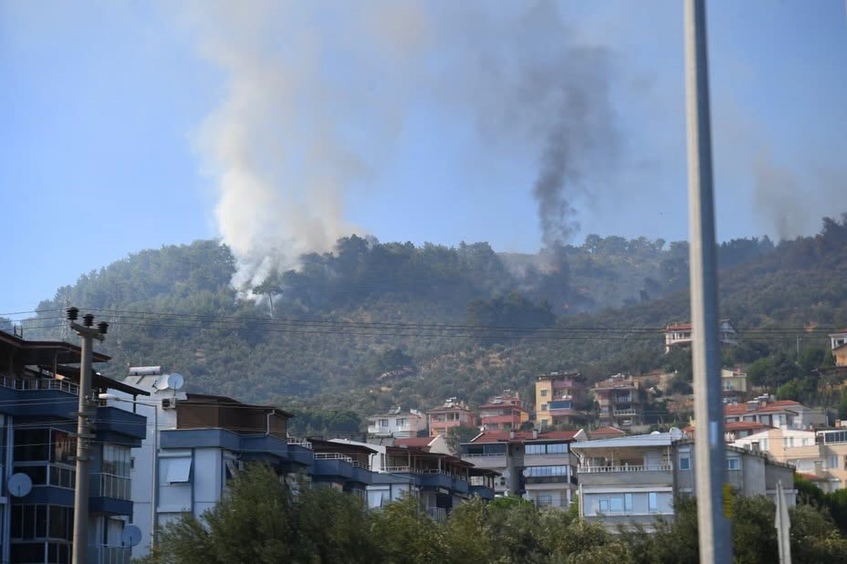 Balıkesir\'de Orman Yangınları Devam Ediyor