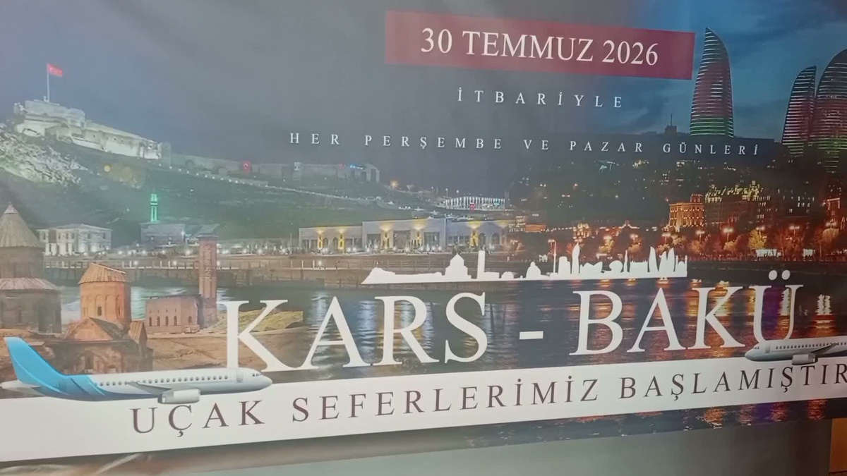 Bakü-Kars uçak seferleri başladı