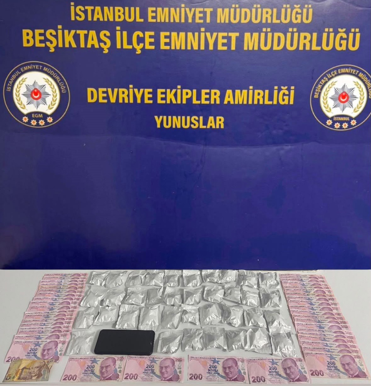 Beşiktaş\'ta Uyuşturucu Operasyonu