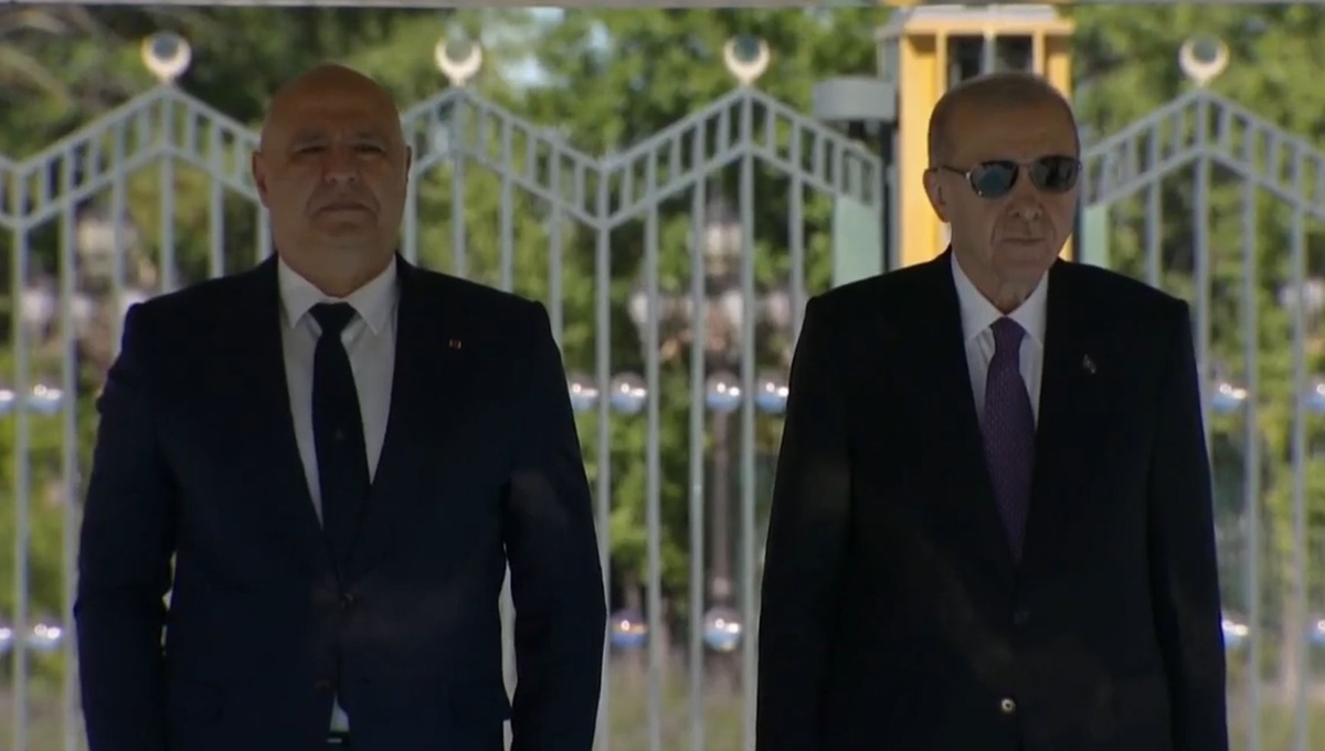 Cumhurbaşkanı Erdoğan, Lübnan Cumhurbaşkanı Avn\'ı resmi törenle karşıladı