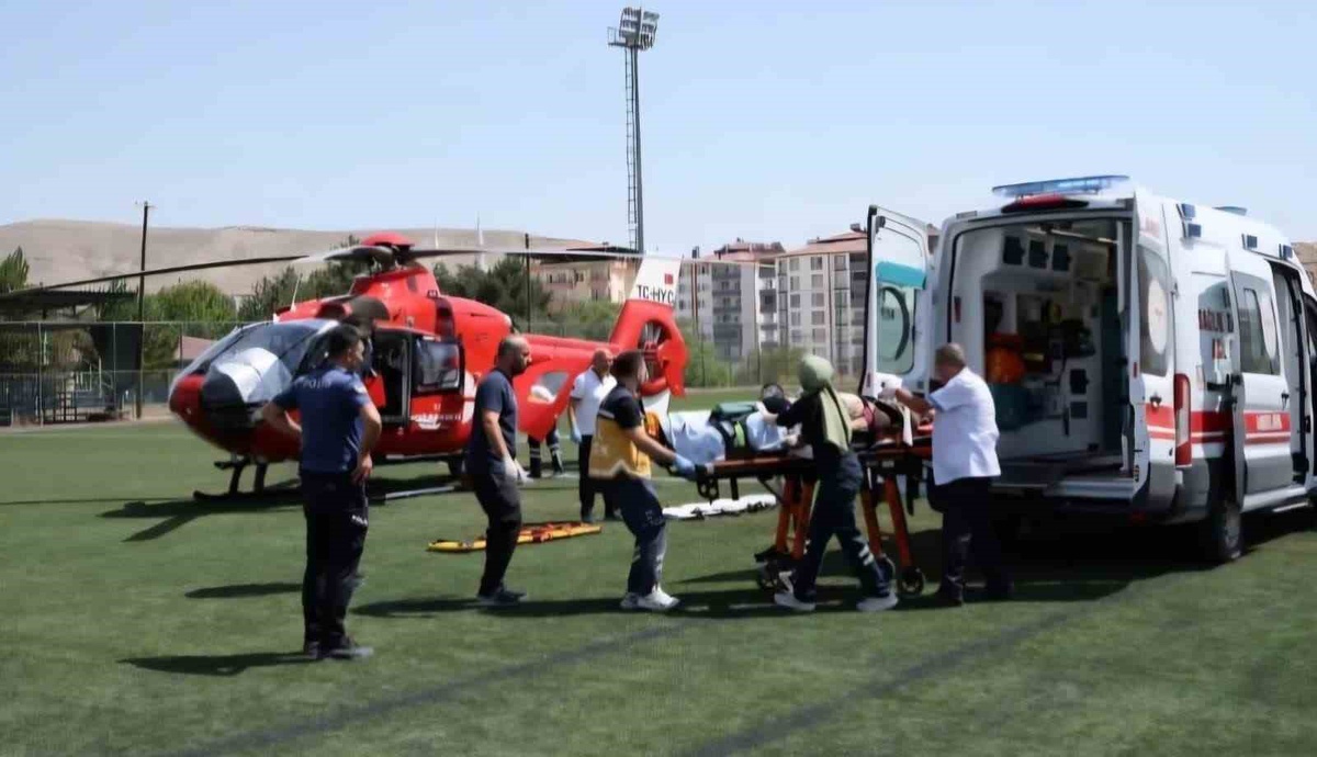 Darende\'de Hava Ambulansı İkinci Kez Görevde