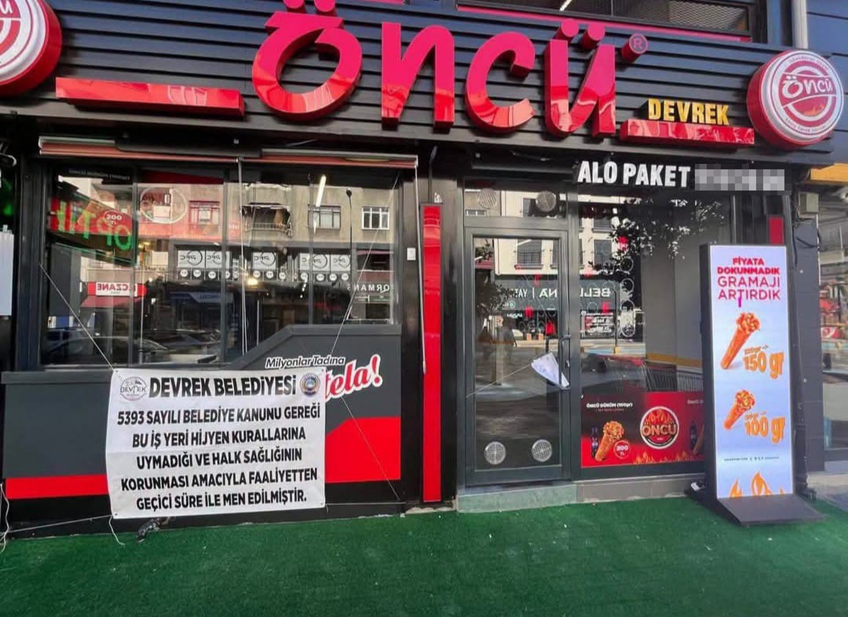 Devrek’te kurallara uymayan iş yeri mühürlendi