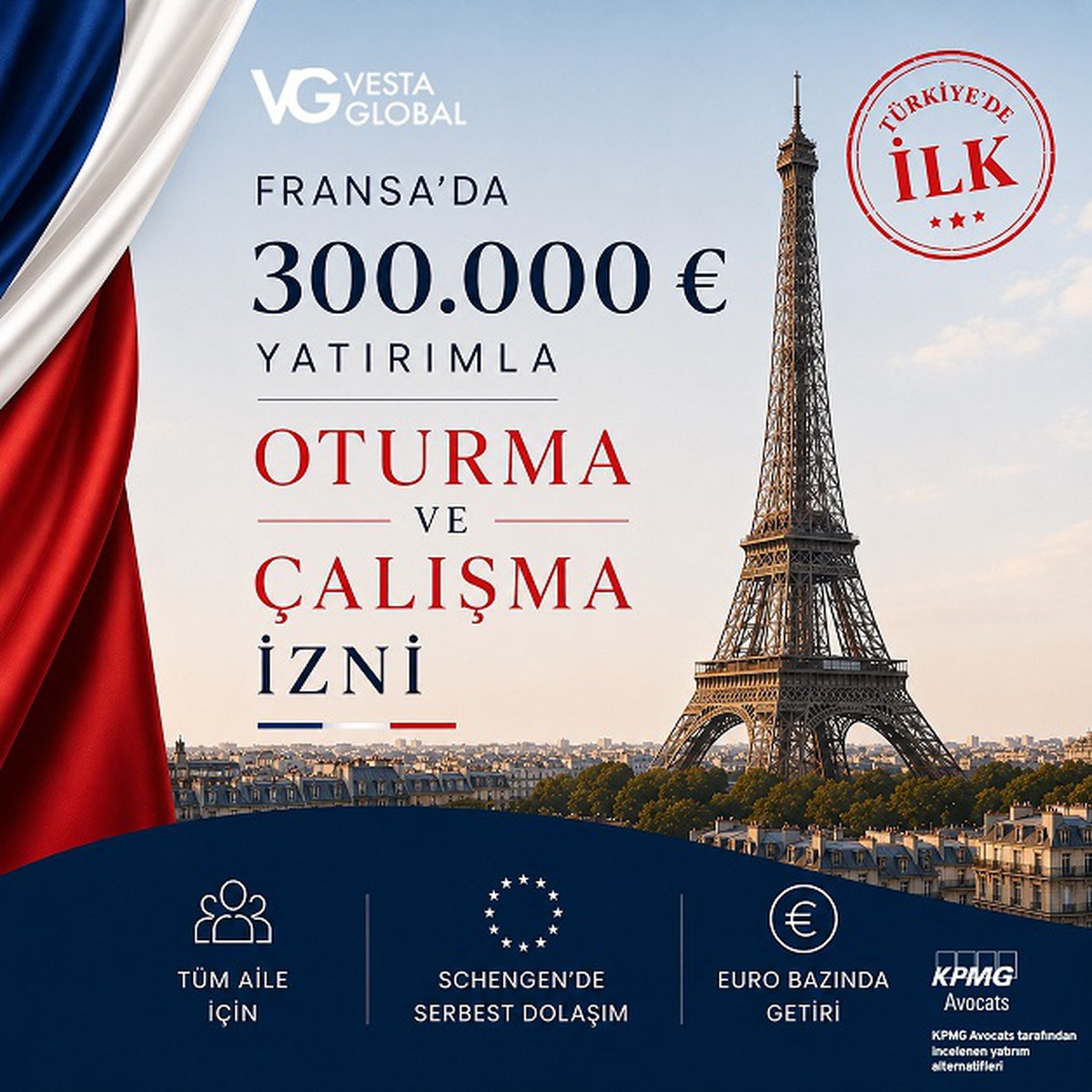 Fransa\'da Oturum İzni ve Vatandaşlık Fırsatı