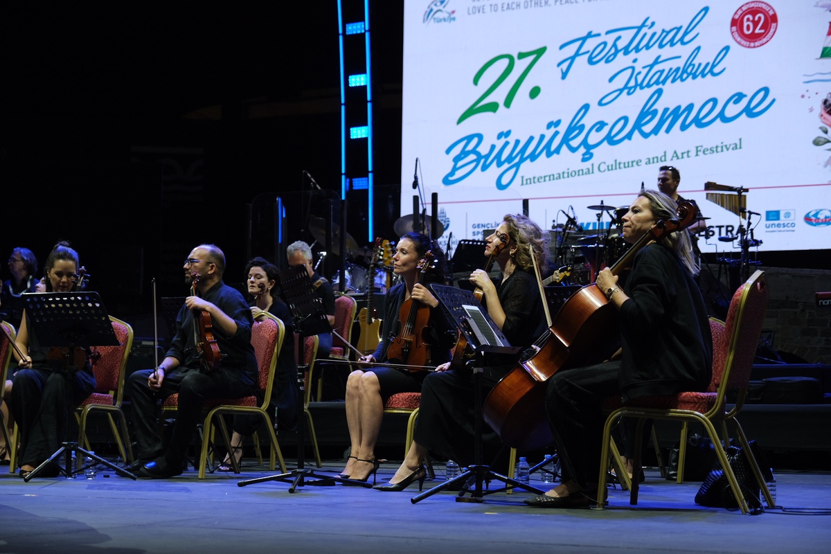 İBB Kent Orkestrası, Büyükçekmece\'de müzikseverlerle buluştu