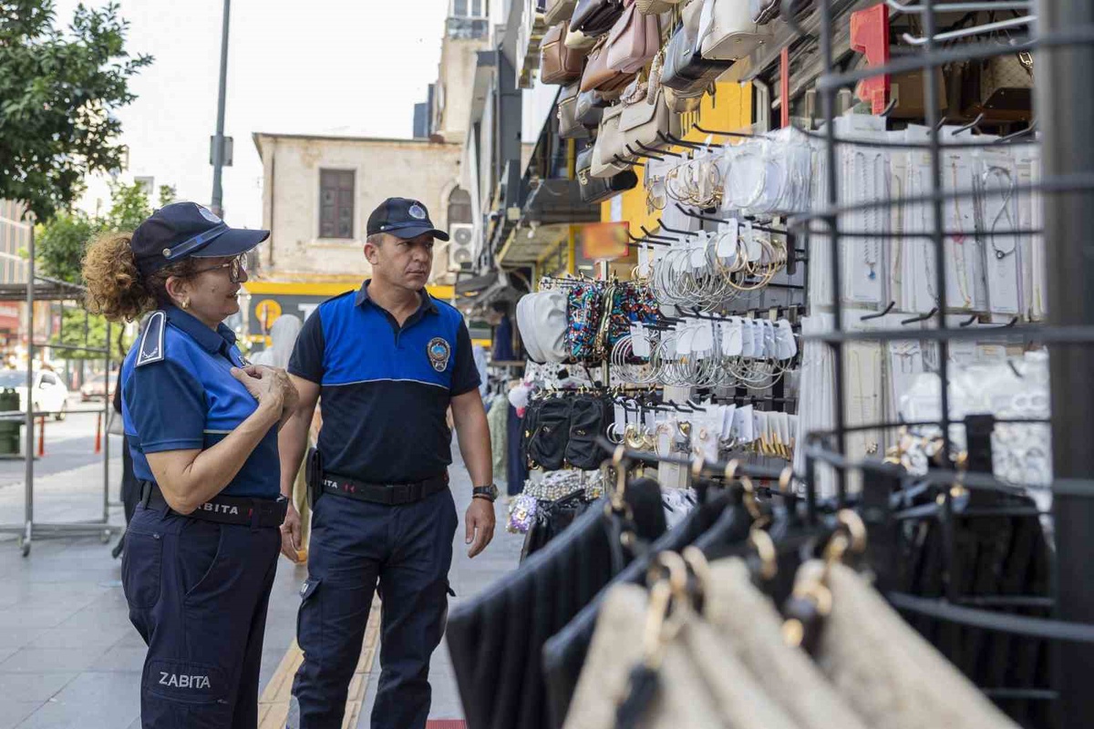 Mersin’de kaldırım işgallerine sıkı denetim