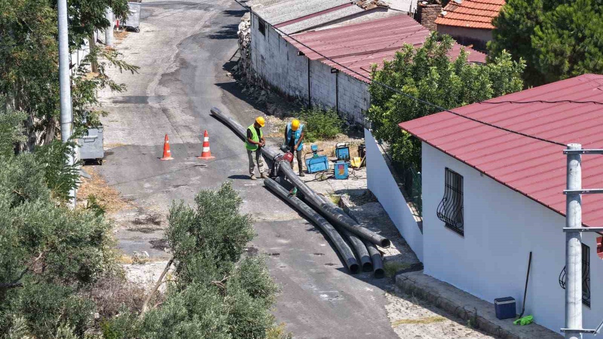 Söke Atburgazı’nda 4,6 milyon liralık içme suyu yatırımı başladı