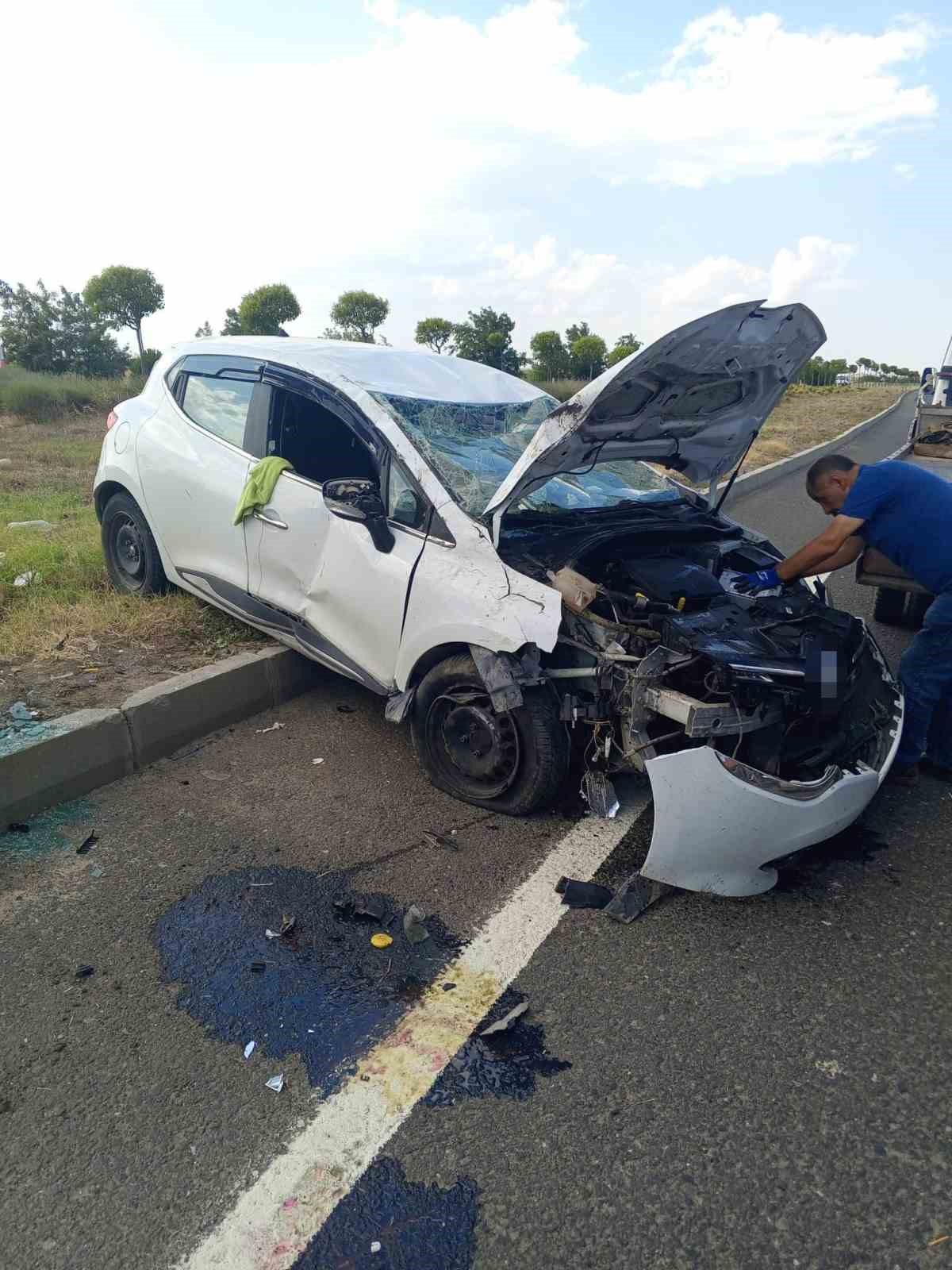Tekirdağ\'da Trafik Kazası: 2 Yaralı