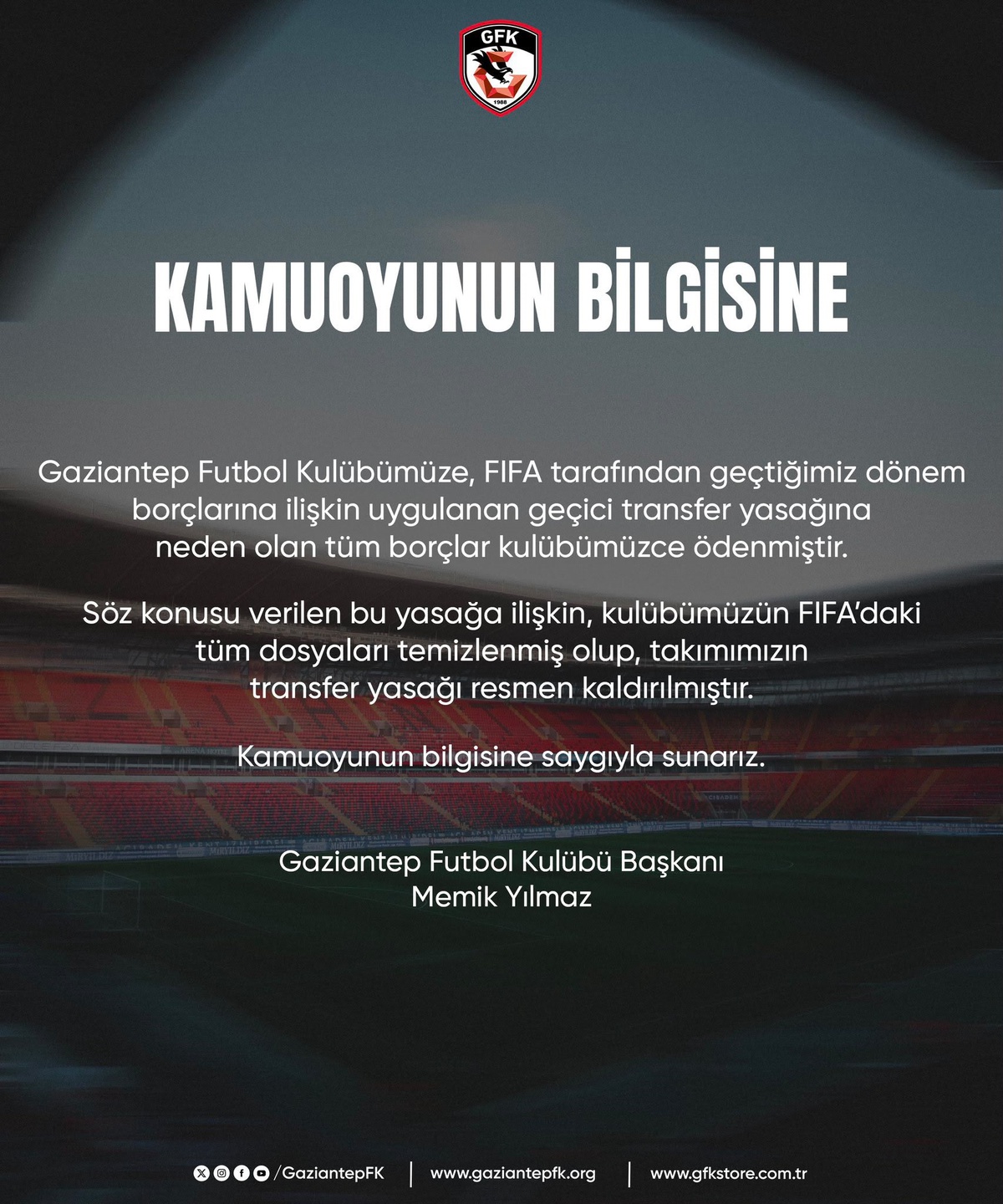 Gaziantep FK\'dan 7 Yeni Transfer