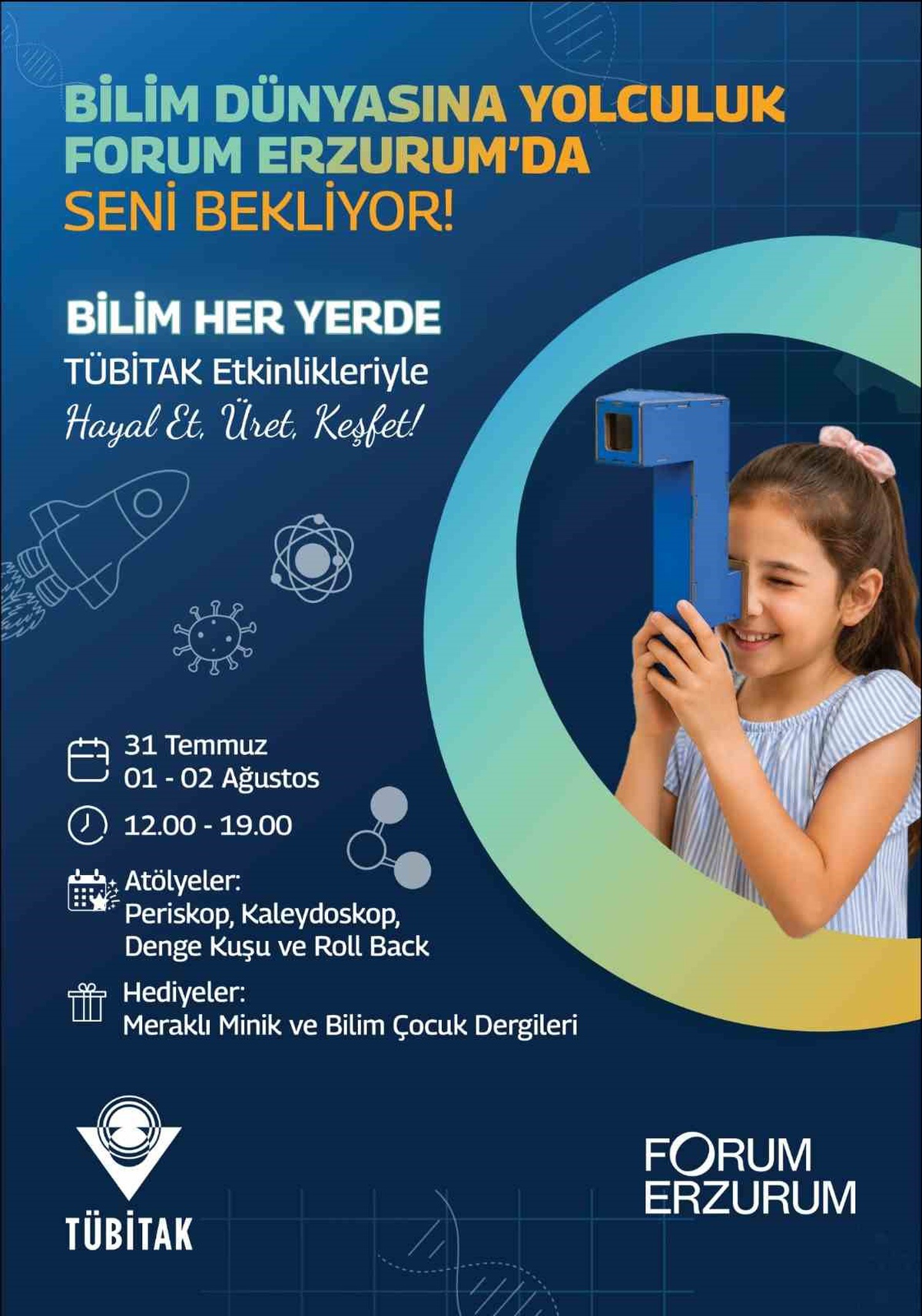 Bilim Şenliği Erzurum\'da
