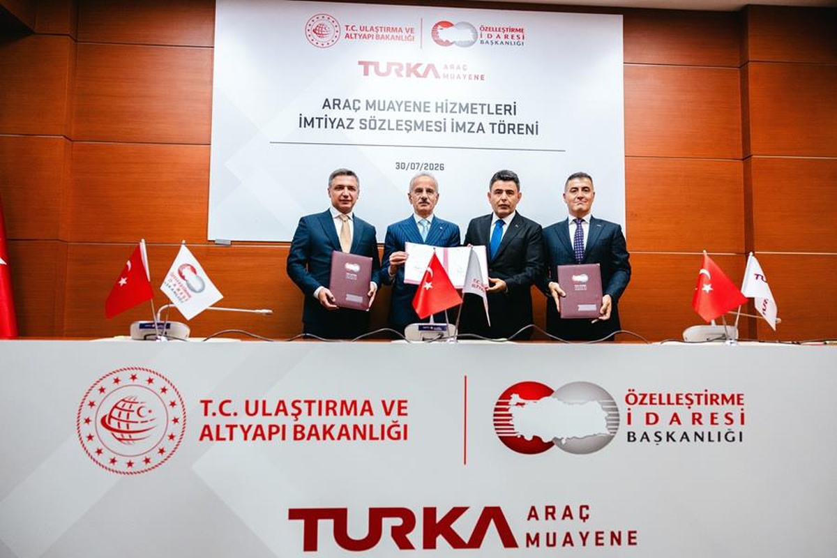 Türkiye\'nin yeni nesil araç muayene sistemi için imtiyaz sözleşmesi imzalandı